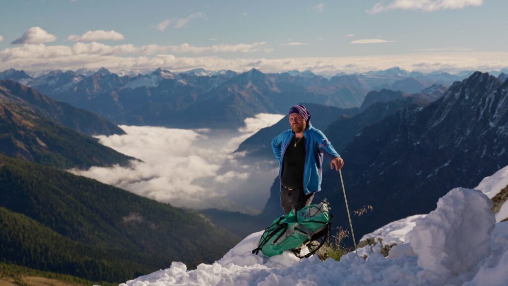 Scena del documentario The Quest Everest proiettato al Sestriere Film Festival 2026