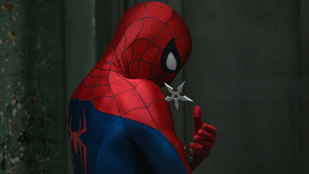 Tom Holland nel film Spider-Man: Brand New Day